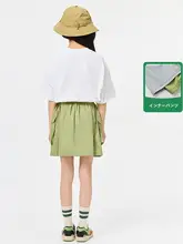 女の子用 デザインワンピース【夏用・カジュアル風・シンプルカラー】