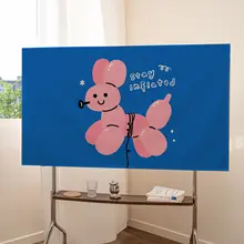 元気なデザインのテレビカバー【防塵仕様・大画面対応】