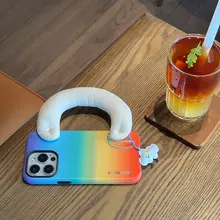 高級感あるフィルム手提げスマートフォンケース【iPhone用・デザイン性優れた保護カバー】