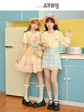可愛らしいデザインのロリータ風ドレス【日常用・乙女スタイル】