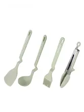 BakerStone シリコン製 アウトドア調理器具セット【フライ返し・お玉・携帯用・キャンプ用】