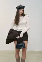 ニットウェア 女性 用 多用途 スリム シルク ウール 0圧感