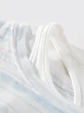 2点セット レディース 長袖Tシャツ ノースリーブ ストライプ バイカラー UVカット ルーズ レイヤード 夏