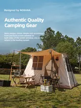 大型防水テント【春季用・レトロデザイン・屋外キャンプ用・快適スペース】