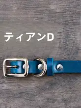 高級感あふれる犬猫用皮革製リード付き首輪【小中型犬・耐久性あり】（セットアップ対応）