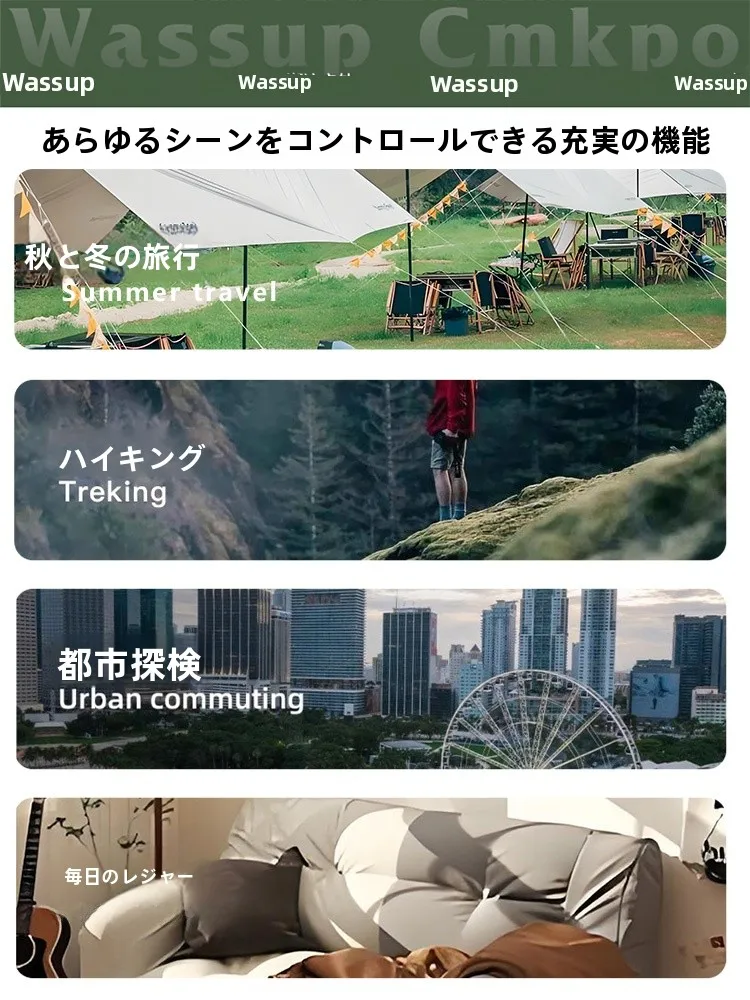 キャンプに着るおしゃれな機能性パンツの選び方：WASSUP CMKPOの工装スタイルが実用性を提供
