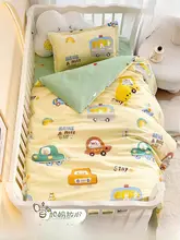 全棉製 幼児用寝具セット【午睡用・軽量・ふんわり】（セットアップ対応）