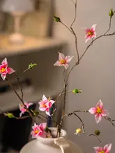 高級感あふれる四角い造花のインテリア用アレンジ【リビング・ダイニング装飾】
