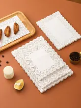 油分を吸収する花柄デザインのキッチン用ペーパー【長方形・揚げ物・お菓子・ケーキ・ピザ用】