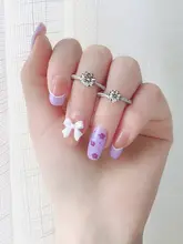 18Kゴールドモアッサナイトリング【ハート型・雪の結晶デザイン・女性用・六爪】