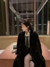 ASM ANNA ウールロングコート【冬用・高級感・優雅なデザイン】