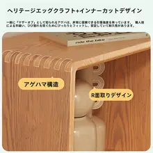 自由に組み合わせ可能なデザイン！実木製フロアブックシェルフ【収納・ディスプレイ用・キッズ向け】（セットアップ対応）