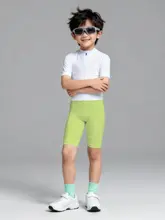 高品質キッズサイクリングショートパンツ【夏用・無地・自転車対応】（セットアップ対応）