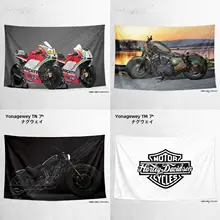 タペストリー 壁掛け バイク モーターサイクル アメリカンカフェ レトロ 部屋 壁 デコ インテリア