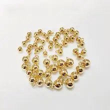 金属製 丸型ボタン【フラットゴールド・シャツ用・多用途】