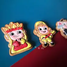 西遊記 孫悟空 クッキー型 立体 プレス式 型抜き 家庭用 アイシング DIY