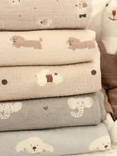 二重ガーゼ使用のベビー用寝具【コットン100%・洗濯可能・皺加工】（セットアップ対応）