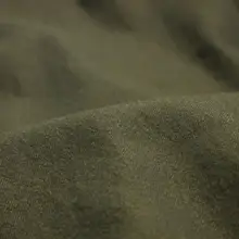 羊毛コットン混紡生地【秋冬用・黄緑色・デザイン服装用】