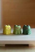 和紙製ミニカエルのインテリア飾り【かわいいデザイン・花瓶・ギフト用】