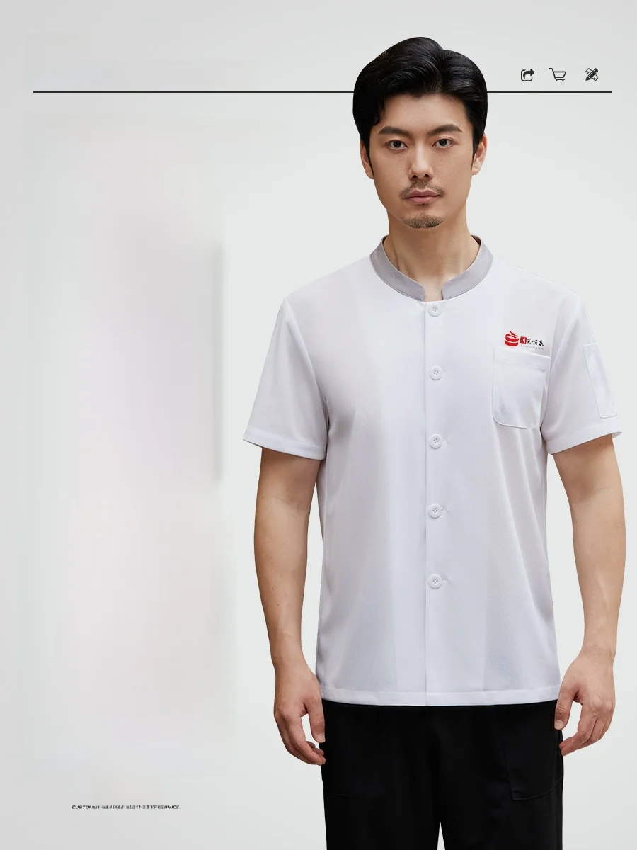 オフホワイト シャツの選び方：夏用シェフウェアの実用性と使用シーン