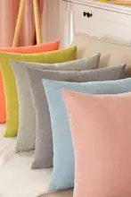 クッション ソファ用 無地 リネン 北欧スタイル