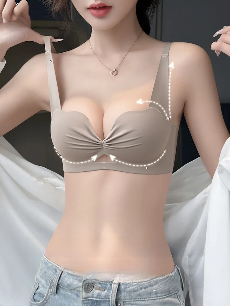 ブラジャーの肩紐が落ちる対策としての無痕デザインと3/4罩杯構造