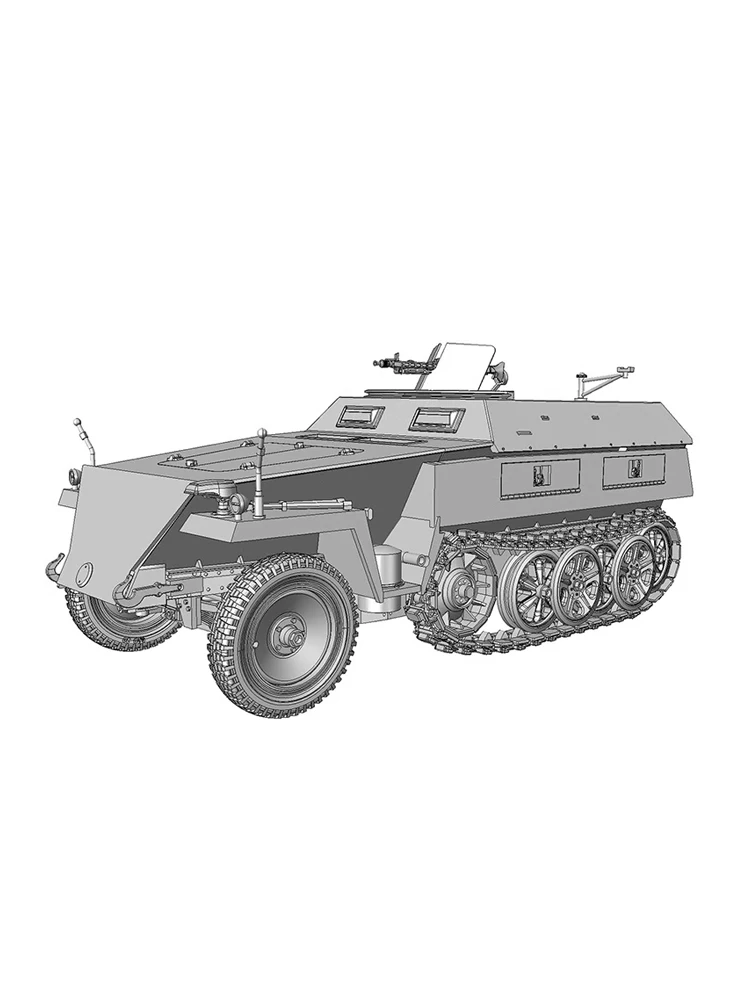 Sd.Kfz.250/1 Ausf.B 半履带車：3号突撃砲B型のモデル化と実際の性能解析
