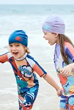 子供用水泳帽 水泳用品 男の子 女の子 シリコン 防水 耳保護 無地