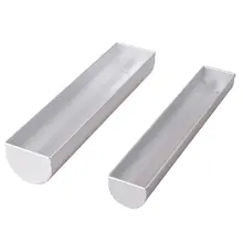 アルミ製ミニ・ビッグ半円ムース型【ロールケーキ・虹色クリームケーキ型・ベーキングモールド】