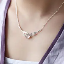S925純銀製 月光ホワイトジャスパー ネックレス【デザイン性と洗練された美しさ】