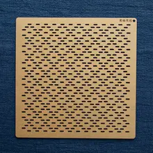 刺しゅうテンプレート【小さな針刺し・透明デザイン・手作りDIYツール】