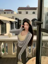 春 季用 ニットトップス【落ち着いたネックデザイン・女性用・小柄向け】ロングスカート【フィット感・包臀タイプ】（セットアップ対応）