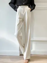 快適な通勤に最適！高ウエストストレートワイドパンツ【カジュアル・ゆったりシルエット・女性用】（セットアップ対応）