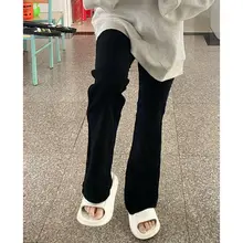 女性用ハイウエストストレートデニムパンツ【秋用・大きいサイズ・梨型体型対応  ・ウエストタック・微ブーツカット】