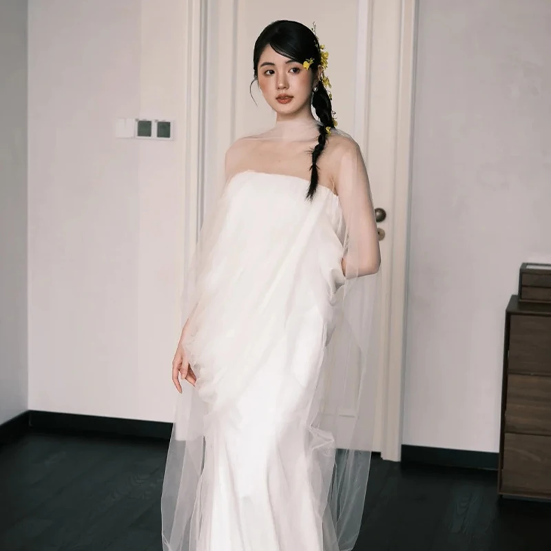 結婚式 ゲスト ワンピース どう選ぶ？上品で幻想的なホワイトドレスが解決する3つの理由