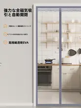 キッチン用ドアカーテン【油煙防止・強力マグネット・透明デザイン】