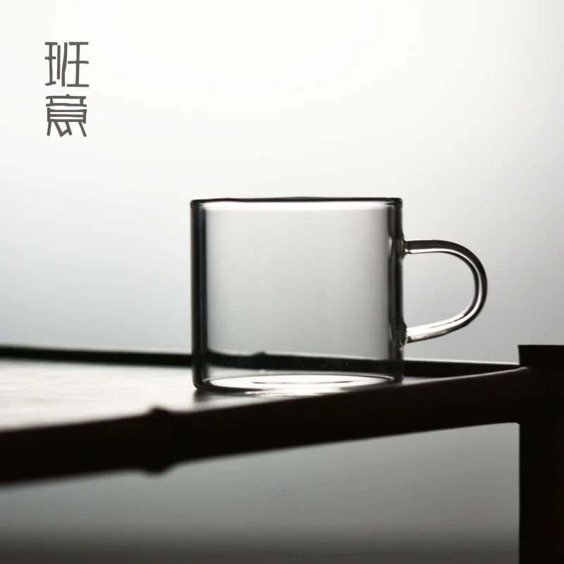 小さな茶杯 耐熱加厚 60ML 高透明 功夫 茶具 禅意 竹節