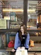 撞色チェック柄のリバーシブルカーディガン【長袖・ゆったりシルエット・秋向け】