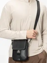 真皮製 男性用スリングバッグ【カジュアル・スタイリッシュ・小型】