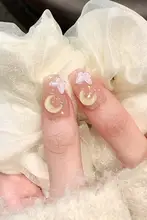 魅力満載の可愛いネイルシール【長め・短め・取り外し可能】