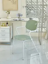 NORCHAIR 透明ダイニングチェア【北欧スタイル・肘掛け付き・小型住宅用】