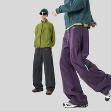 春用 メンズ アウトドア機能工装パンツ【速乾・防水・登山・サイドチェーン】
（セットアップ対応）