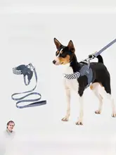 中小型犬用の脱出防止ハーネス付きリード【外出用・極上の柔らかさ】