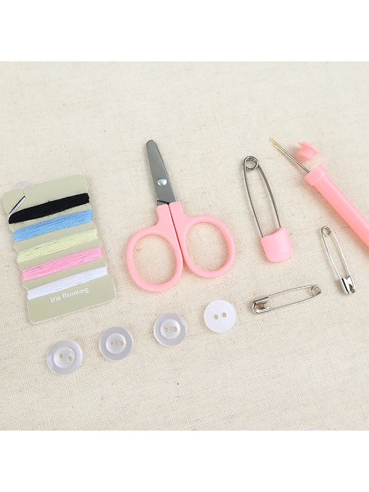 かわいいハート型のポータブル裁縫ボックス：DIYで家庭用の小物作りを楽に