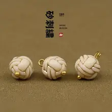 刺繍デザインの中式ボタン【復古スタイル・丸珠・中国結び】