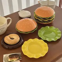 ハンバーガー用 吐骨プレート【家庭用・クリエイティブデザイン・おやつ用】