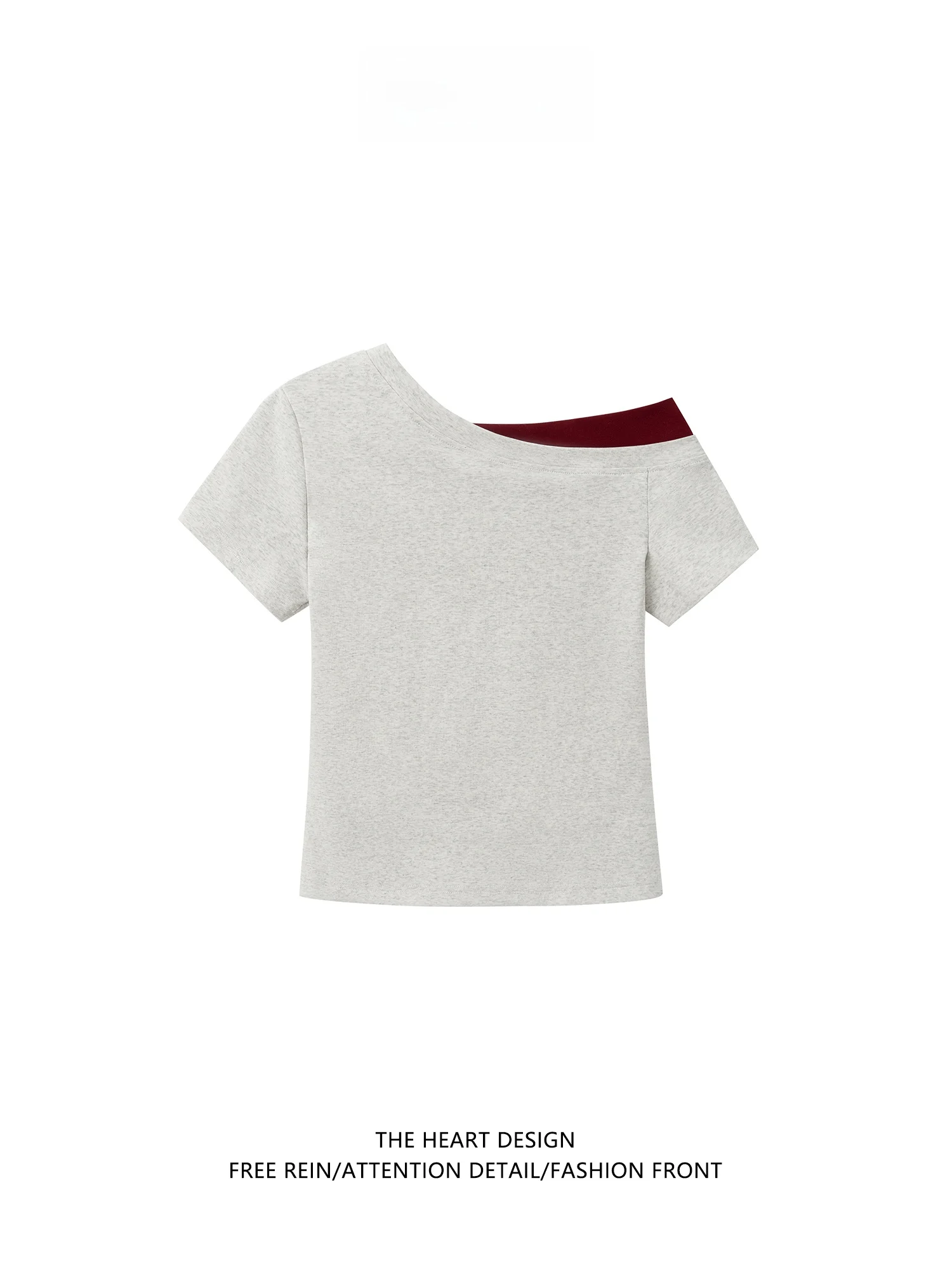 ステッチ t シャツ：斜め襟デザインの女性向けショートスリーブTシャツの実用性と特性