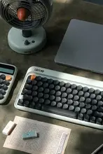 レトロデザインのミニ計算機【ポータブル・可愛い・メカニカルスイッチ】