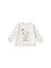女の子用 長袖Tシャツ【夏用・薄手・おしゃれ】（セットアップ対応）