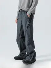 防風防水のサイドジッパー付きハードシェル登山パンツ【透湿性・冬用】